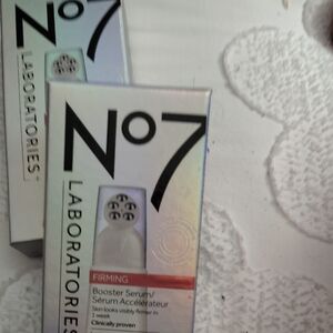 2 Boxes Of No 7 Booster Serum  Visible Firming